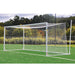 JayPro Sports Soccer Goals - Nova  World Cup Goal Package (8 ft.H x 24 ft.W x 7 ft.B x 8 ft.D) - NFHS, NCAA, FIFA Compliant