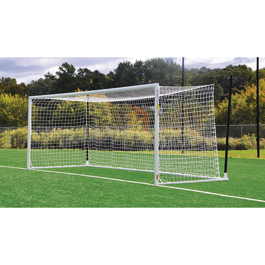 JayPro Sports Soccer Goals - Nova  World Cup Goal (8 ft.H x 24 ft.W x 7 ft.B x 8 ft.D) - NFHS, NCAA, FIFA Compliant