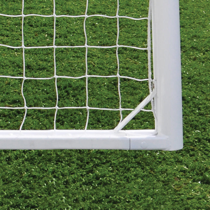 JayPro Sports Soccer Goals - Nova  World Cup Goal Package (8 ft.H x 24 ft.W x 7 ft.B x 8 ft.D) - NFHS, NCAA, FIFA Compliant
