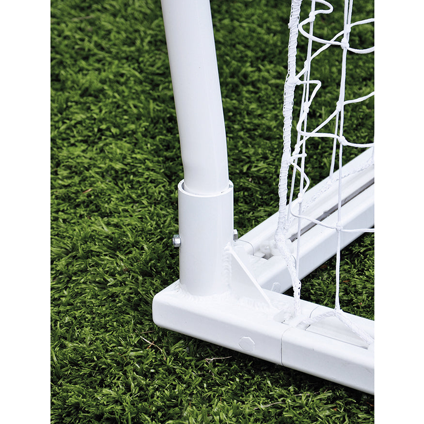 JayPro Sports Soccer Goals - Nova  World Cup Goal Package (8 ft.H x 24 ft.W x 7 ft.B x 8 ft.D) - NFHS, NCAA, FIFA Compliant