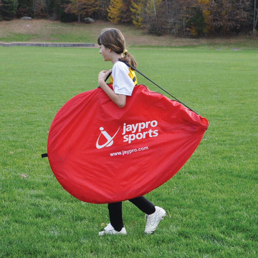 JayPro Sports Soccer Pop-Up Trainers with Bag (6 ft.W x 3 ft.4 in.H x 3 ft.4 in.D) (Blue)