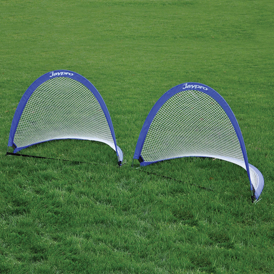 JayPro Sports Soccer Pop-Up Trainers with Bag (6 ft.W x 3 ft.4 in.H x 3 ft.4 in.D) (Blue)