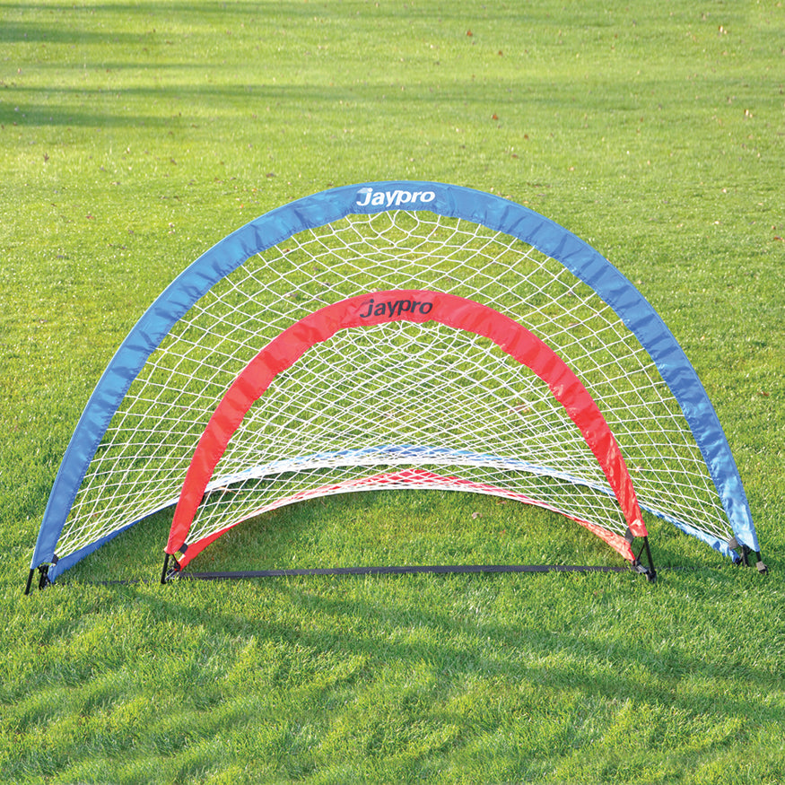 JayPro Sports Soccer Pop-Up Trainers with Bag (6 ft.W x 3 ft.4 in.H x 3 ft.4 in.D) (Blue)