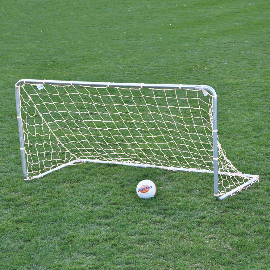 JayPro Sports Soccer Goal Replacement Net (4 in. Sq. 2.5mm Twist) Rugged Play Goal (4 ft.H x 8 ft.W x 4 ft.D) (White)