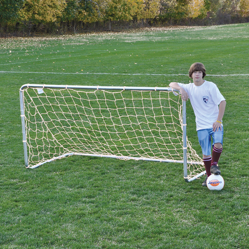 JayPro Sports Soccer Goal - Rugged Play Goal - Practice Goal (4 ft.H x 8 ft.W x 4 ft.D)