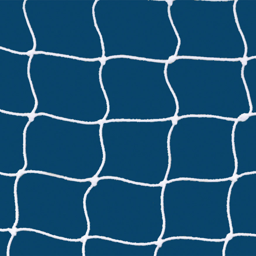 JayPro Sports Soccer Goal Replacement Nets (5-1/2 in. Sq. - 4mm Braided Mesh) - Classic Official Goal (8 ft.H x 24 ft.W x 4 ft.B x 10 ft.D) (White)