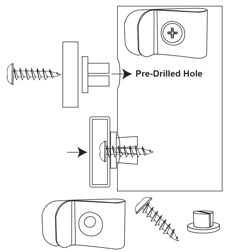 JayPro Sports Net Clips (Steel) with Snap Plug (Set of 82)