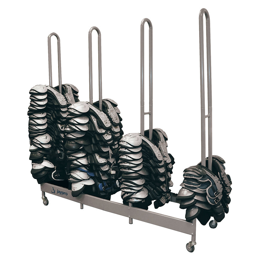 JayPro Sports Shoulder Pad Deluxe Rack - StackMaster  (80 Pad Capacity)