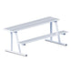 JayPro Sports Scorer Table (Outdoor) with Bench - 7-1/2 ft. - Portable