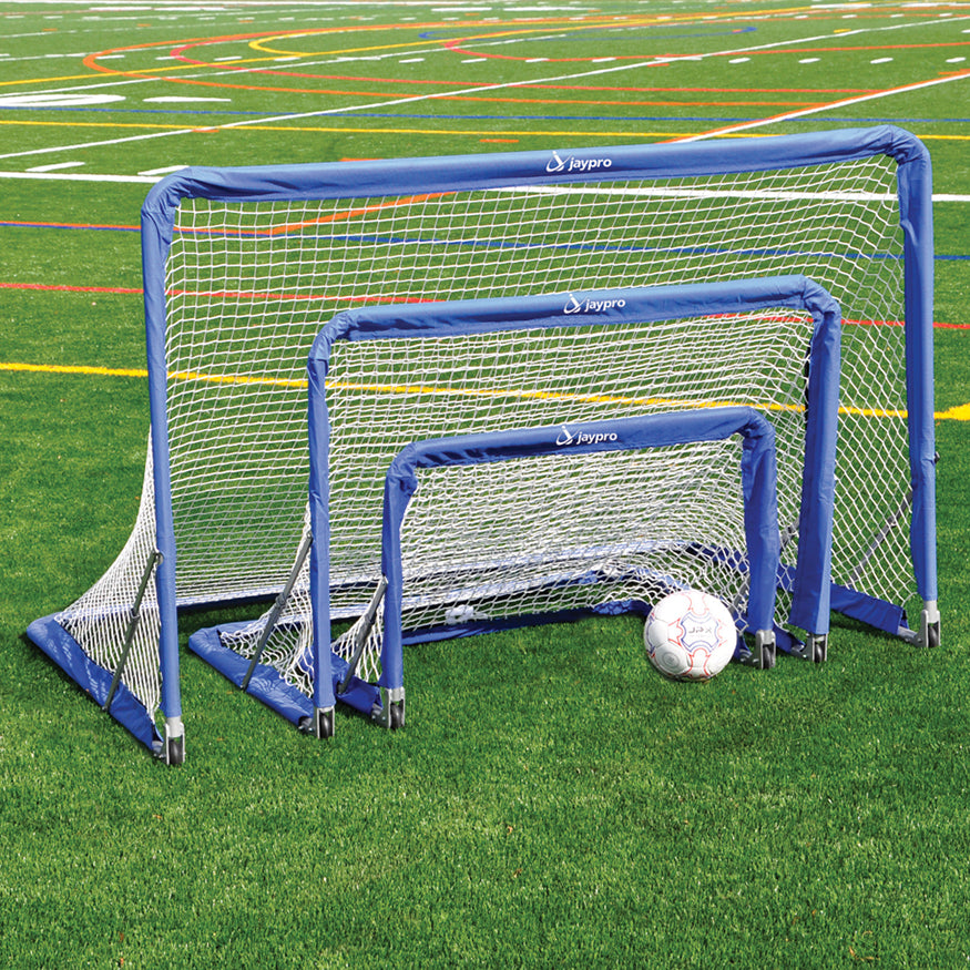 JayPro Sports Soccer Training Goal - Goal Runner  (2 ft.H x 3 ft.W) (Blue)