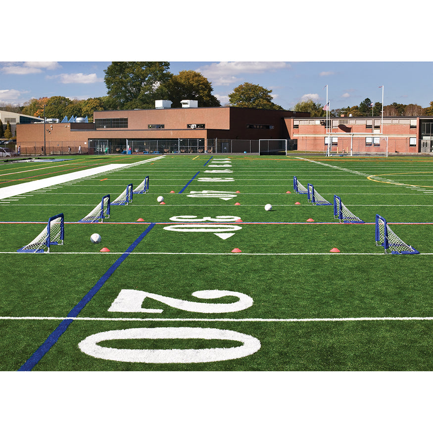 JayPro Sports Soccer Training Goal - Goal Runner  (2 ft.H x 3 ft.W) (Blue)