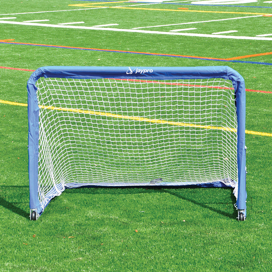 JayPro Sports Soccer Training Goal - Goal Runner  (3 ft.H x 4 ft.W) (Blue)