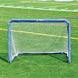 JayPro Sports Replacement Net - Soccer Training Goal - Medium - Goal Runner  (3 ft.H x 4 ft.W) (White with Blue Sleeve)