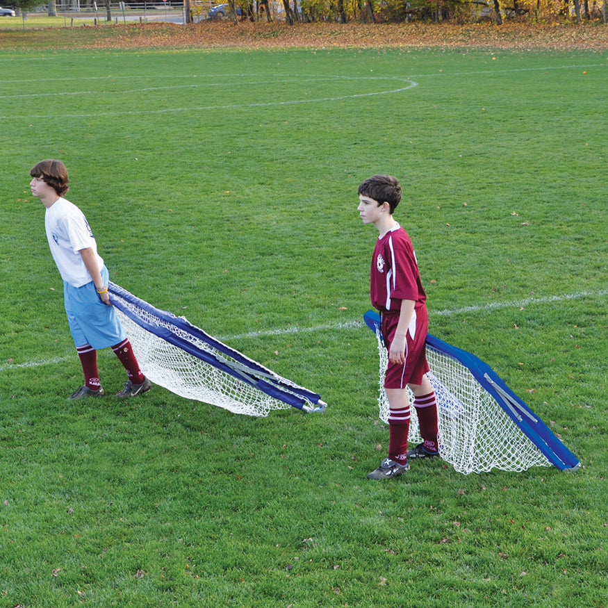 JayPro Sports Soccer Training Goal - Goal Runner  (4 ft.H x 6 ft.W) (Blue)
