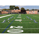 JayPro Sports Soccer Training Goal - Goal Runner  (4 ft.H x 6 ft.W) (Blue)