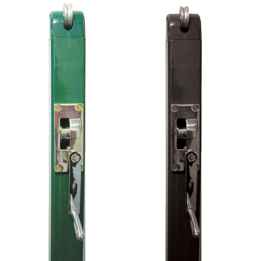 JayPro Sports Tennis Posts - (3 in. Post) (Outdoor) - Club Tennis Upright (Square)