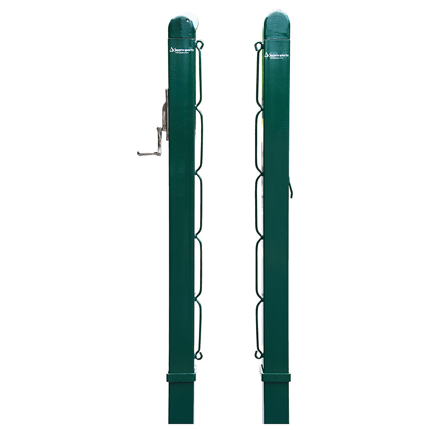 JayPro Sports Tennis Posts - (3 in. Post) (Outdoor) - Club Tennis Upright (Square)