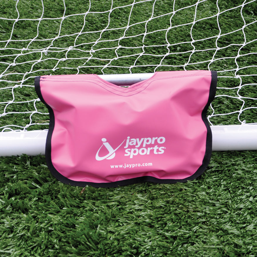 JayPro Sports Sandbag Anchor - Saddle-bag with Steel Handle (50 Lb.) (Blue)