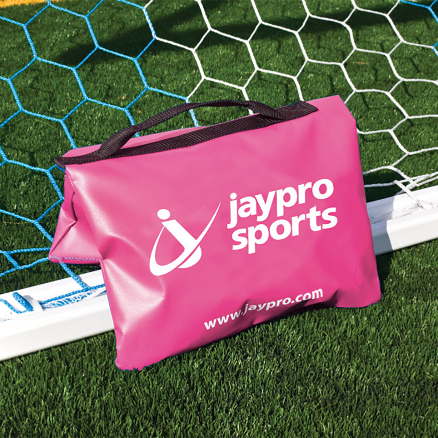 JayPro Sports Sandbag Anchor - Saddle-bag with Nylon Handle (50 Lb.) (Blue)