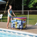 JayPro Sports Ball Cart - The Original ToteMaster  (25 Ball) (Royal Blue)