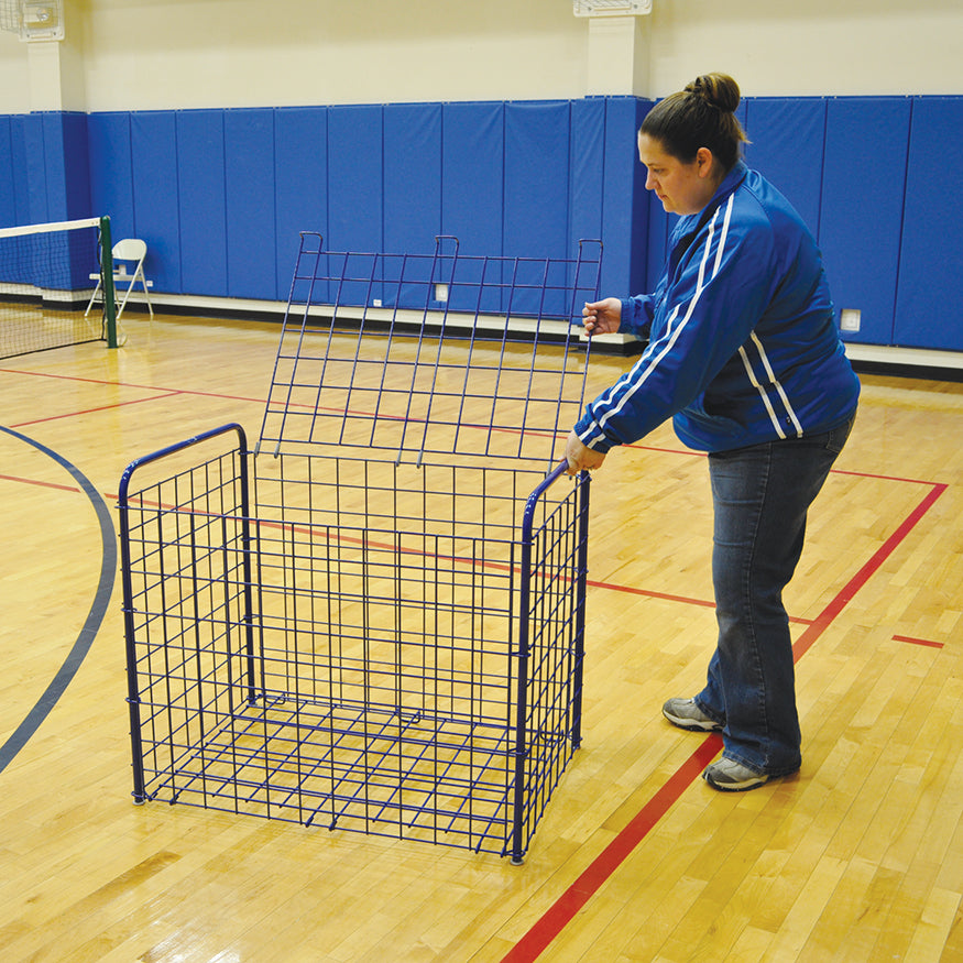 JayPro Sports Ball Cart - The Original ToteMaster  (25 Ball) (Royal Blue)