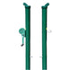 JayPro Sports Tennis Posts - (3-1/2 in. Post) (Outdoor) - Heavy-Duty Upright (Round) (Green)