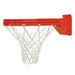 JayPro Sports Basketball System - Straight Post (5-9/16 in. Pole with 6 ft. Offset) - 72 in. Perforated  Steel Backboard - Playground Breakaway Goal