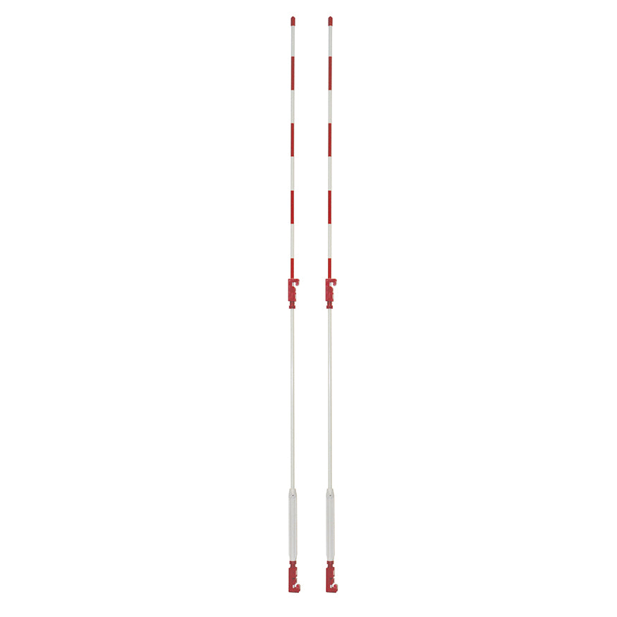 JayPro Sports Volleyball Net - 72 in. Universal Antennas  (36 in. and 39 in. Nets)