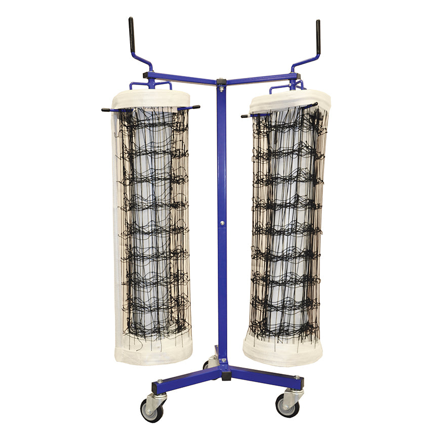 JayPro Sports Volleyball Net Storage Rack - Net Keeper - Double Net