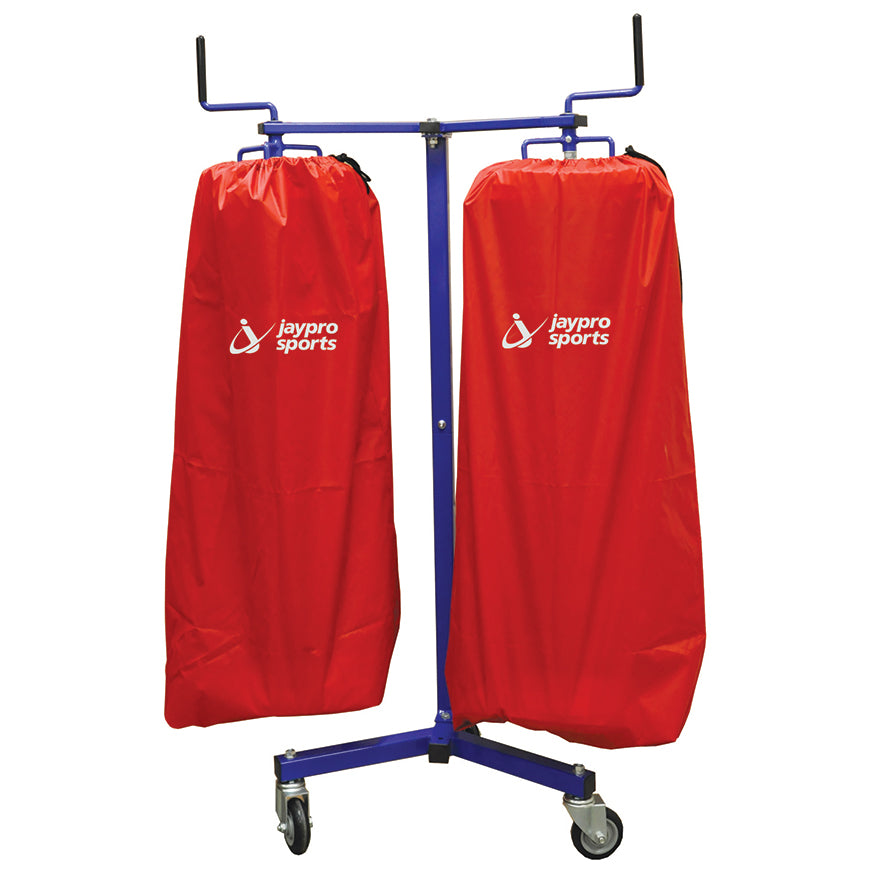 JayPro Sports Volleyball Net Storage Rack - Net Keeper - Double Net