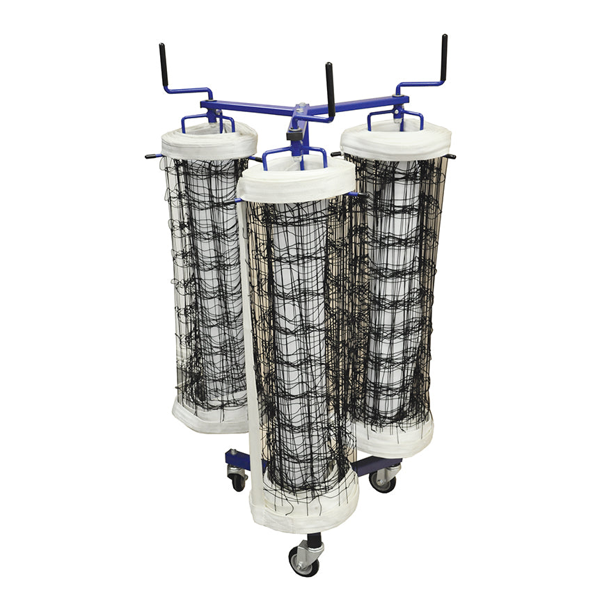 JayPro Sports Volleyball Net Storage Rack - Net Keeper - Triple Net
