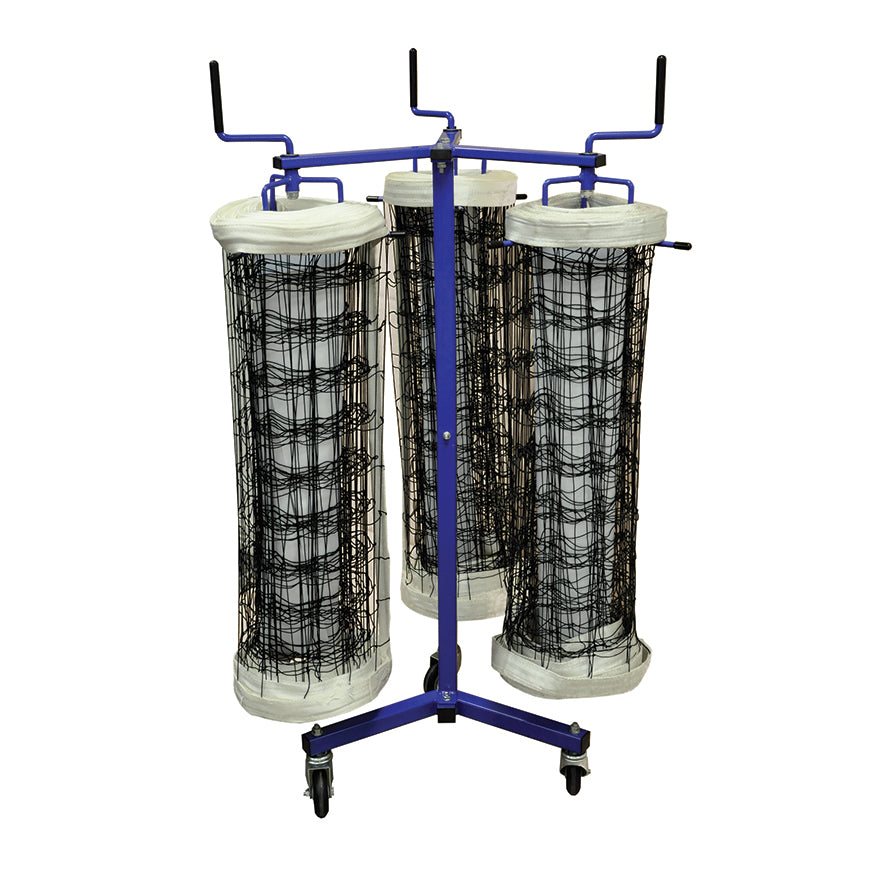 JayPro Sports Volleyball Net Storage Rack - Net Keeper - Triple Net