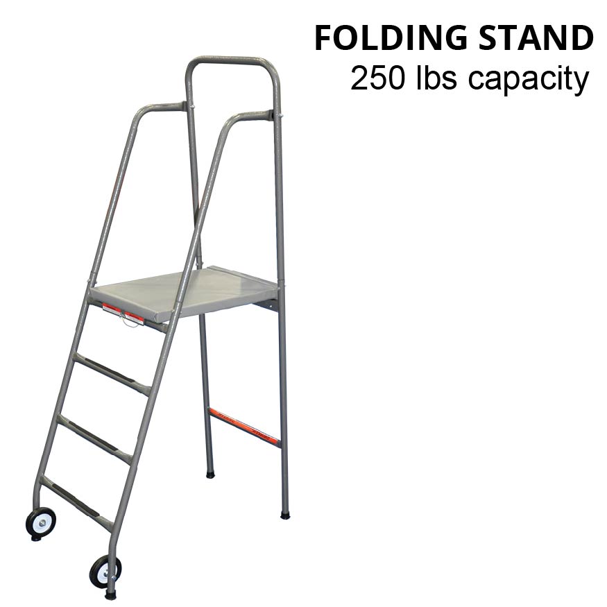 JayPro Sports Volleyball Referee Stand - Folding - 250 Lb. Capacity