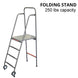 JayPro Sports Volleyball Referee Stand - Folding - 250 Lb. Capacity