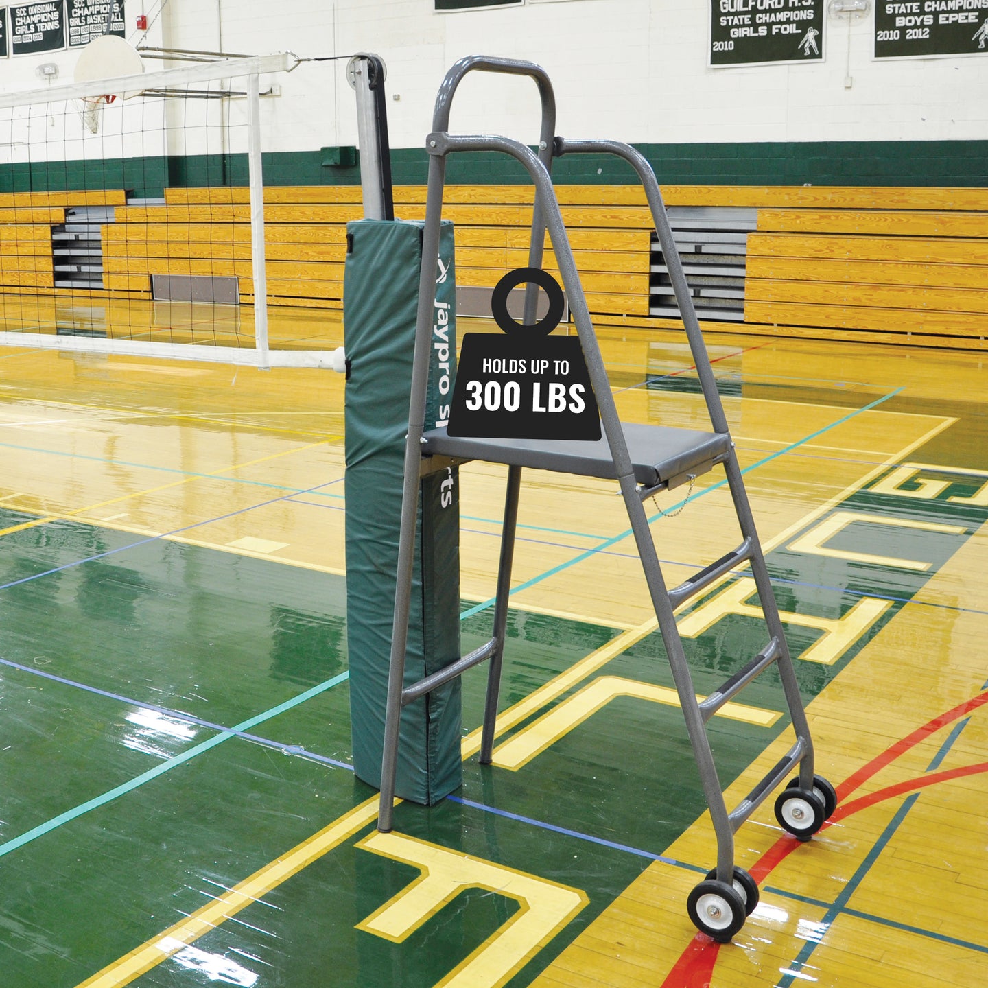 JayPro Sports Volleyball Referee Stand -  "Mega Ref" - 300 Lb. Capacity