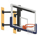 JayPro Sports Basketball System - Wall-Mounted - Shooting Station without Height Adjuster (Indoor) - 72 in. Glass Backboard, Contender Series Breakaway Goal